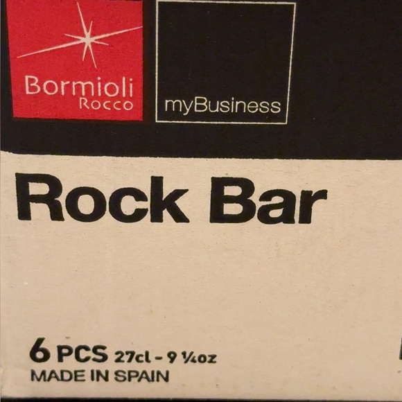 NWT Bormioli Rocco Rock Bar stackable glasses, 9.25 oz. Rocks Glasses, set of 6. - Picture 6 of 11